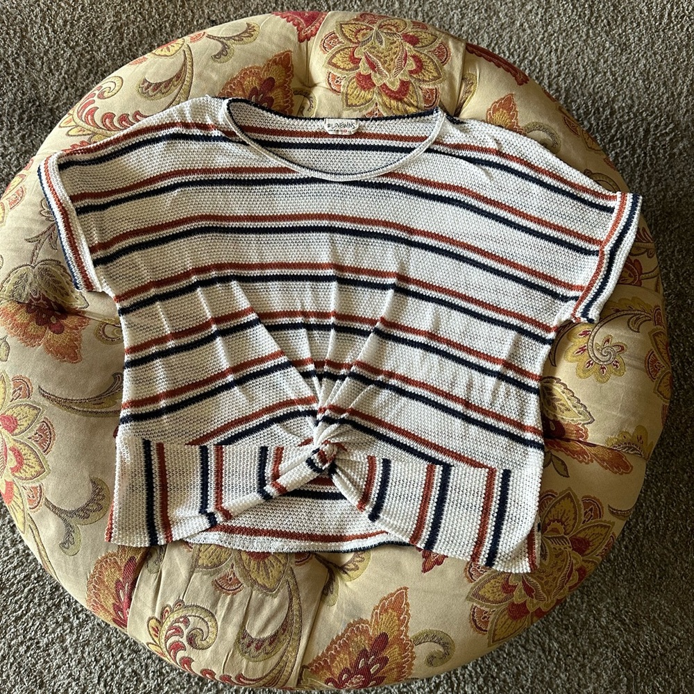 Women’s Size XLarge Love Wins Stripes Shirt Blouse
